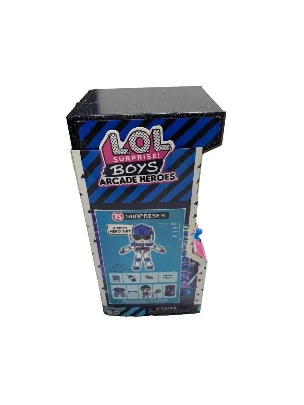 LOL Surprise Boys Arcade Heroes Action Figure Doll with accessories 15 Surprises